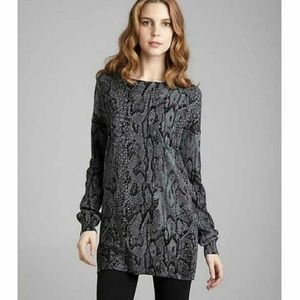 BCBGMaxAzria snake print sweater dress Size S
